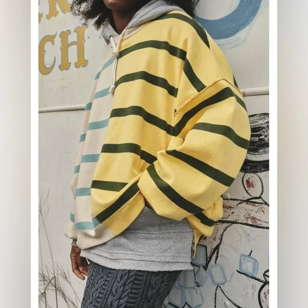 NWT! FP Free People Uptown Stripe Pullover Sz Medium - Picture 2 of 2